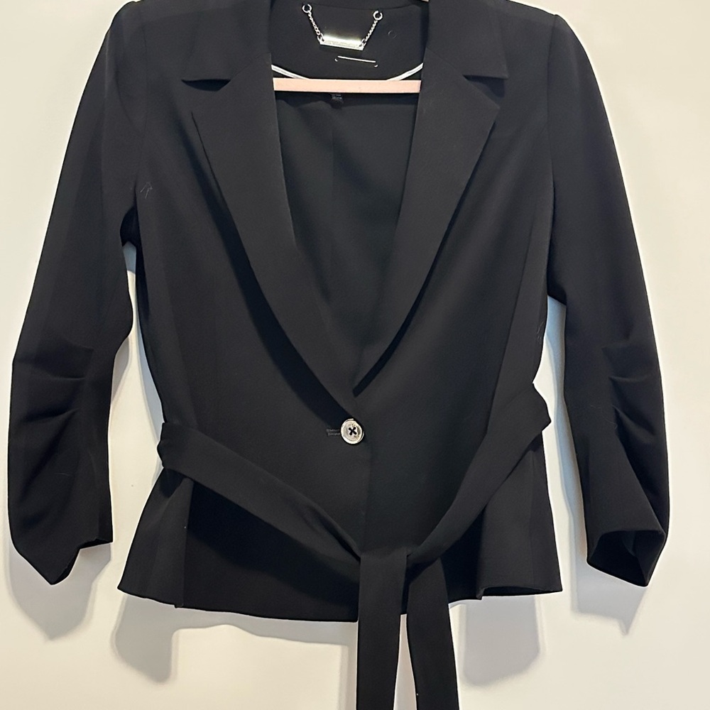 White House Black Market Black size 6 woman Blazer Tailored Fit - Picture 4 of 8